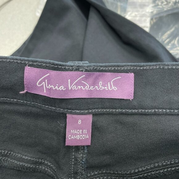 NEW Gloria Vanderbilt Women's 8 Amanda Slimming Jeans 31" Inseam Black - Picture 10 of 14